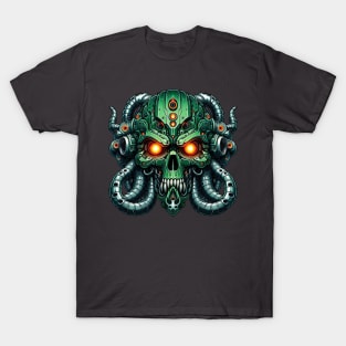 Biomech Cthulhu Overlord S01 D13 T-Shirt